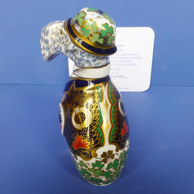 Royal Crown Derby Limited Edition Paperweight Irish Blue Kerry