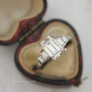 Emerald Cut Diamond Solitaire Ring