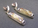 Baccarat crystal and silver earrings