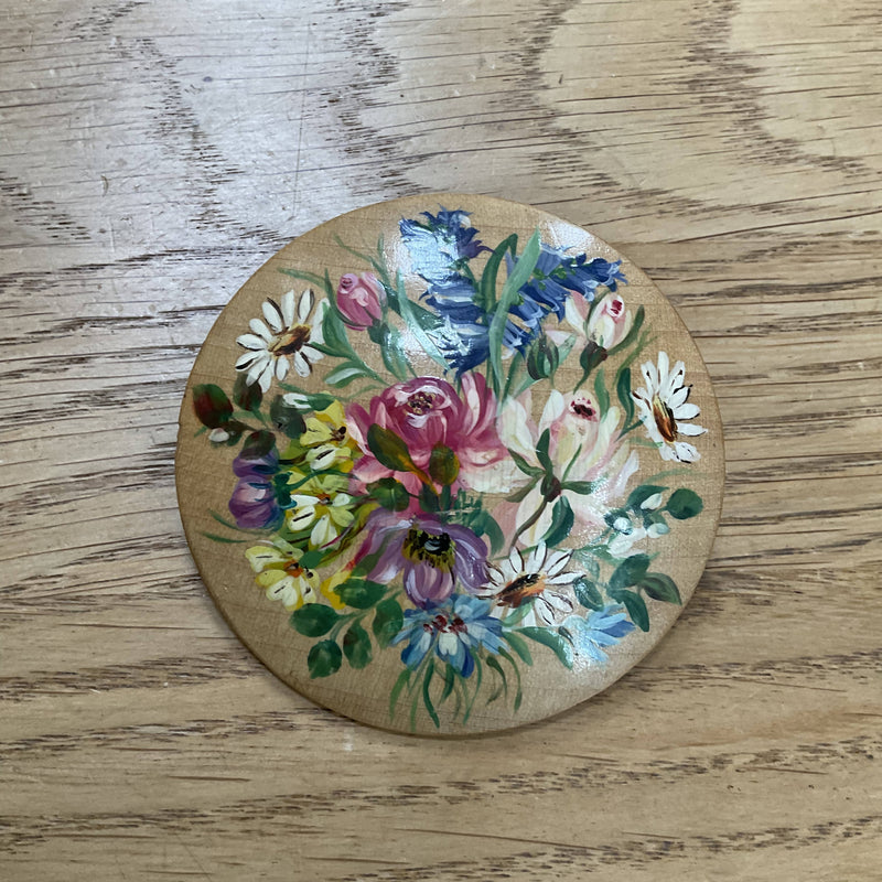 1950’s painted brooch