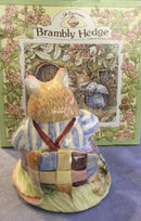 Royal Doulton Brambly Hedge figure Doulton Mr Toadflax with cushion DBH10
