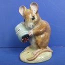 Royal Albert Beatrix Potter Figurine Hunca Munca Spills The Beads (Boxed)