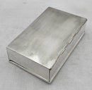 Large Regimental Silver Plated Sandwich Box; 39th Middlesex Finsbury Rifles.