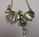 Silver Dragon Necklace 15 1/2 Inches