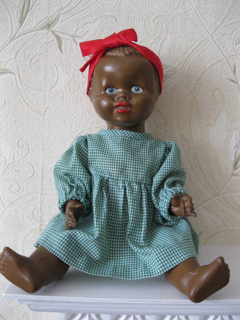 1940's Mullato 14" Composition Doll