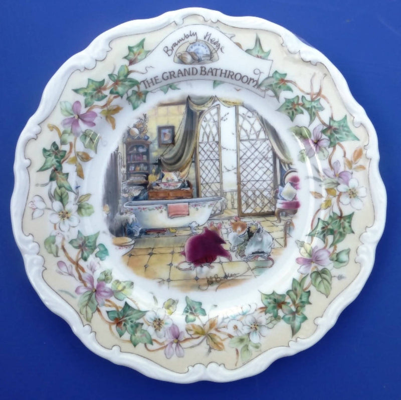 Royal Doulton Brambly Hedge Plate - The Grand Bathroom