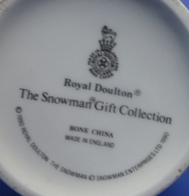 Royal Doulton Snowman Small Ginger Jar - (Boxed)