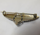 Edwardian Charles Horner Sterling Silver & Enamel Scarab Brooch - Egyptian Revival - 1908