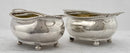 Georgian, George III, Pair of Silver Salts. London 1809 Thomas James. 5.6 troy ounces.