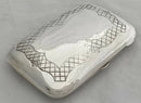 Edwardian Silver Cigar Case. Birmingham 1908 Elkington & Co. Ltd. 5.5 troy ounces.