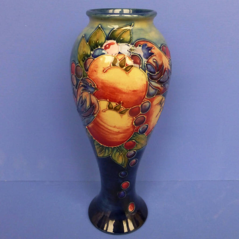 Moorcroft Large Vase - Finches By Sally Tuffin