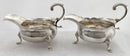 Georgian, George II, Pair of Silver Sauce Boats. London 1745 David Hennell I. 12 troy ounces.
