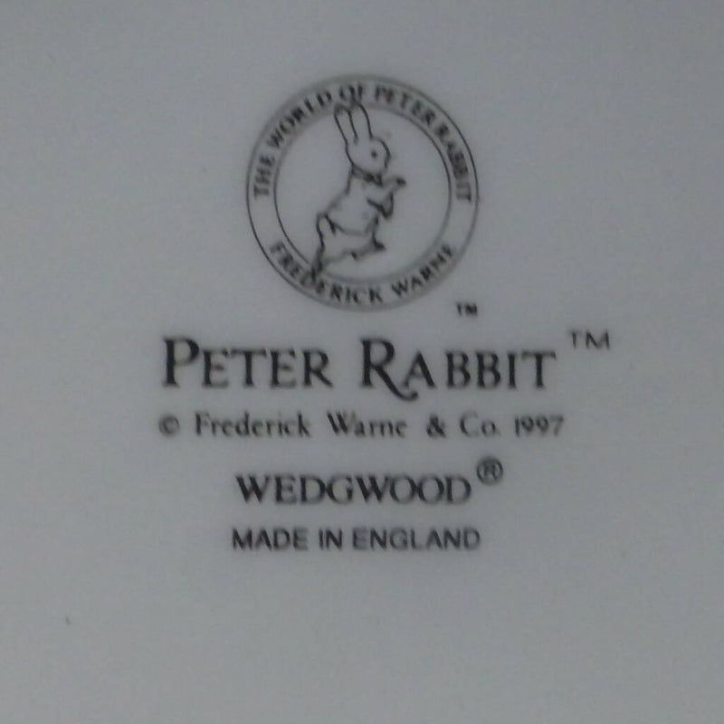 Wedgwood Beatrix Potter Tea Plate - Peter Rabbit Counting