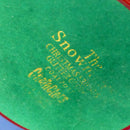 Coalport Snowman Snow Globe / Glitter Globe - Christmas Friends (Boxed)