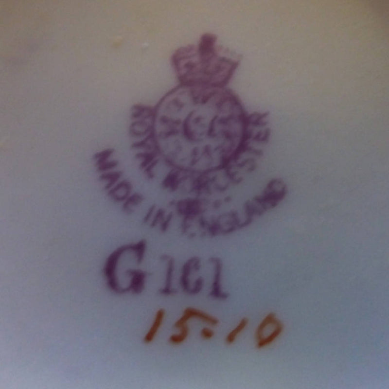 Royal Worcester Roses Vase Signed By Millie Hunt C1935