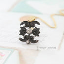 19th Century Berlin Ironwork & Diamond Pendant