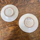 Pair of Italian maiolica portrait plates