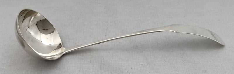 Georgian, George III, Scottish Silver Soup Ladle. Edinburgh 1809 Alexander Edmonstoun III. 5.9 troy ounces.