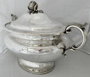 Victorian Silver Plated Soup Tureen for Lieut.- Col. Jonathan Forbes Leslie, of Rothienorman. Elkington, Mason & Co. Ltd 1856.