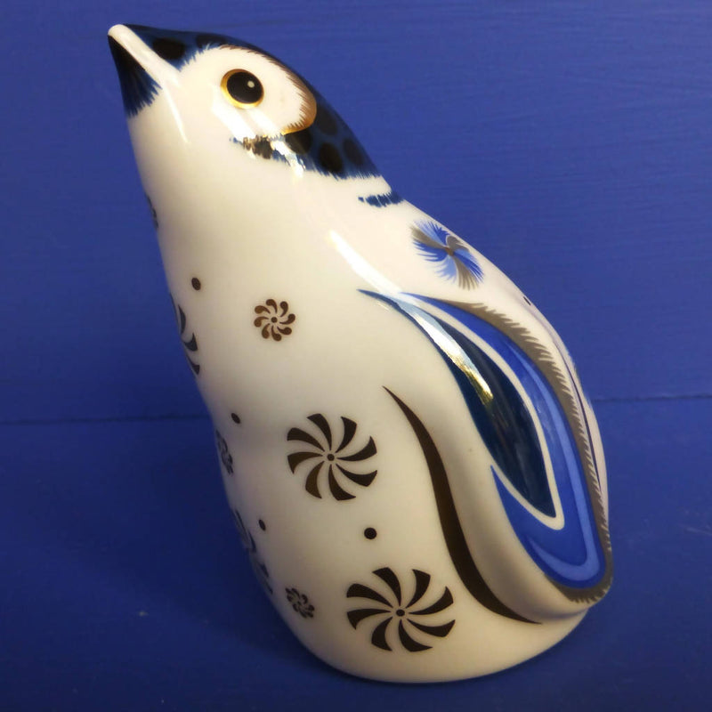 Royal Crown Derby Paperweight - Snowflake Penguin (Boxed)
