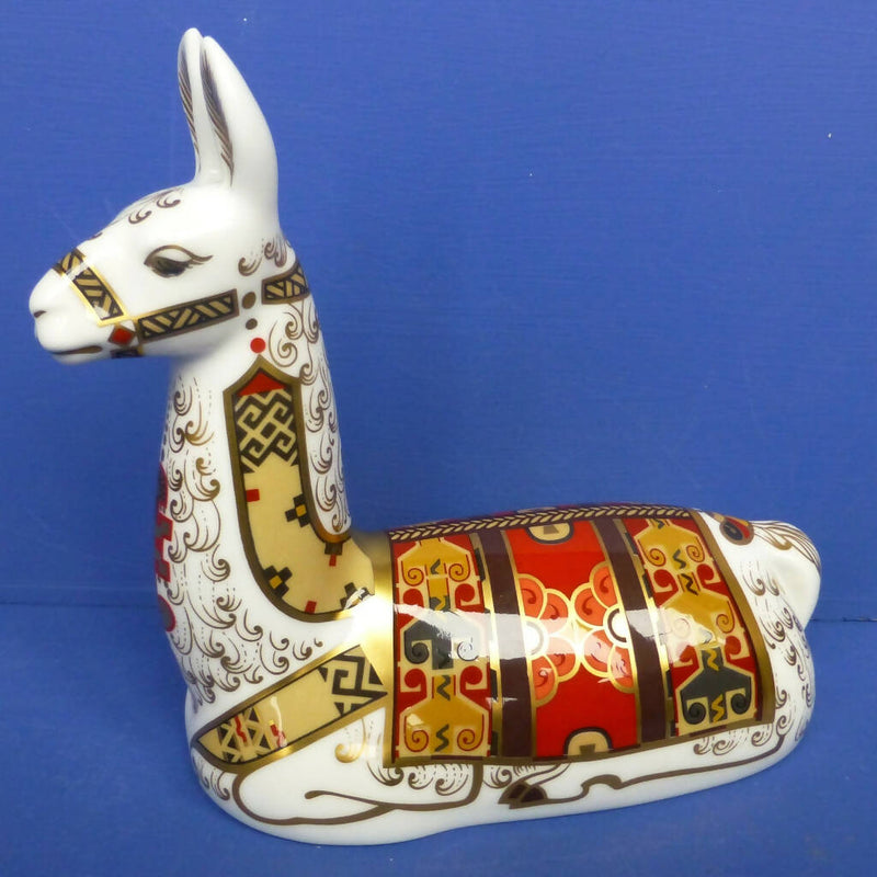 Royal Crown Derby Paperweight Llama (Boxed)