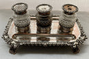 Georgian, George IV period, Old Sheffield Plate Inkstand, circa 1820.