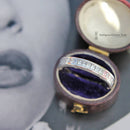 18ct White Gold Princess Cut Diamond 1.34cts Full Eternity Ring