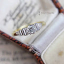 Art Deco Diamond Solitaire Ring