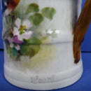 Royal Worcester Barrel Jug Bullfinch Signed By William Powell C1934