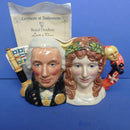 Royal Doulton Limited Edition Double Character Jug Lord Nelson and Lady Hamilton D7092