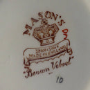 Masons ironstaone Brown Velvet Large Vase