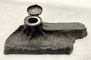 Aesthetic Movement Inkstand of Naturalistic Form, circa 1880 - 1900.
