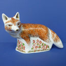 Royal Crown Derby Paperweight - Mother Fox