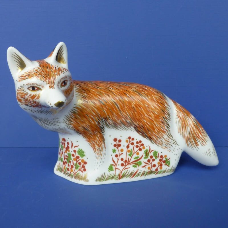 Royal Crown Derby Paperweight - Mother Fox