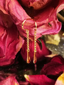 Designer Lucy Q Drip Hook Earrings