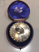 Sterling silver Arts and crafts citrine brooch