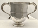 George II Twin Handled Pedestal Silver Cup. London 1734 Richard Burcombe. 15.7 troy ounces.