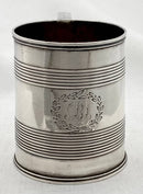 Georgian, George III, Silver Mug. London 1811 Rebecca Emes & Edward Barnard I. 5.9 troy ounces.