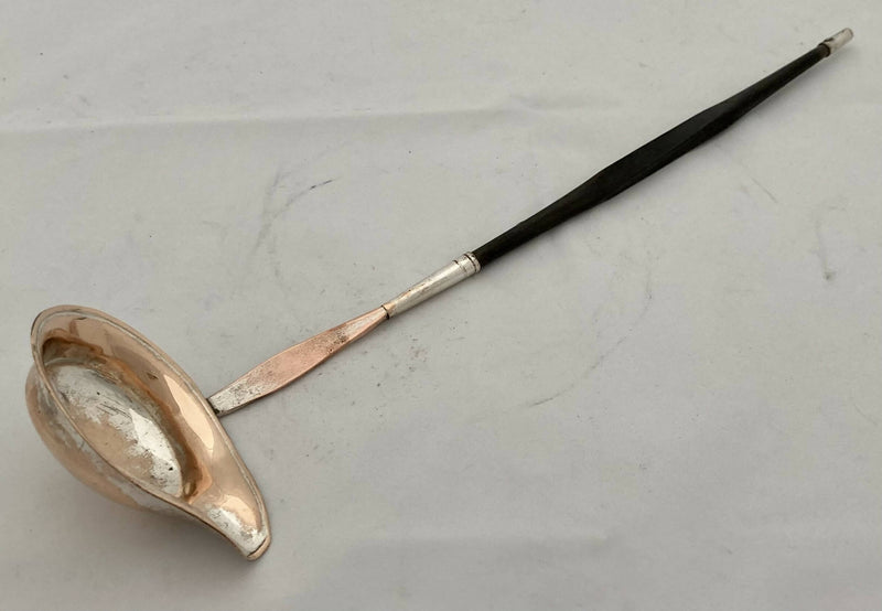 George III Old Sheffield Plate Toddy Ladle, circa 1800.