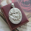 Vintage Large Silver Indian Locket