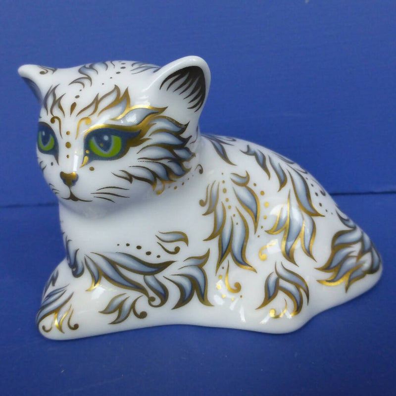 Royal Crown Derby Paperweight - Millie Kitten