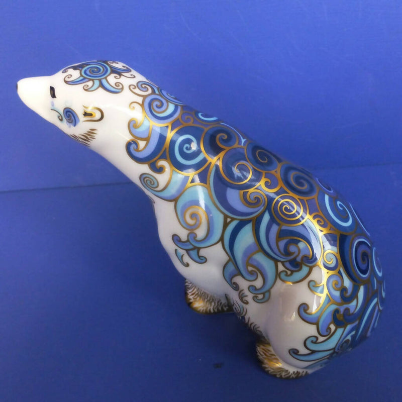 Royal Crown Derby Paperweight - Polar Bear (Boxed)