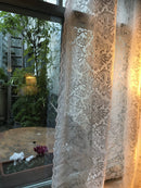 Copy of Grace antique design Laura Ashley cream cotton lace Curtain Panel remnant 54”/60”