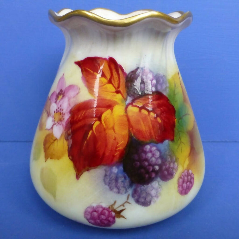 Royal Worcester Fruit Vase signed by Kitty Blake C1936