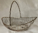 Georgian, George III, Old Sheffield Plate Wirework Basket, circa 1770 - 1800.