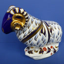 Royal Crown Derby Paperweight -Ram