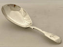 William IV Silver Caddy Spoon. London 1834 William Theobalds. 0.48 troy ounces.
