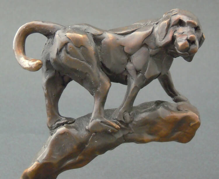 Edward Waites Sculpture, Bronze Baboon