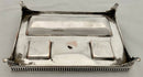 Georgian, George III, Old Sheffield Plate Three Quarter Gallery Inkstand, circa 1810.