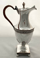 A Georgian, George III, Old Sheffield Plate Claret Jug, circa 1770 - 1780.